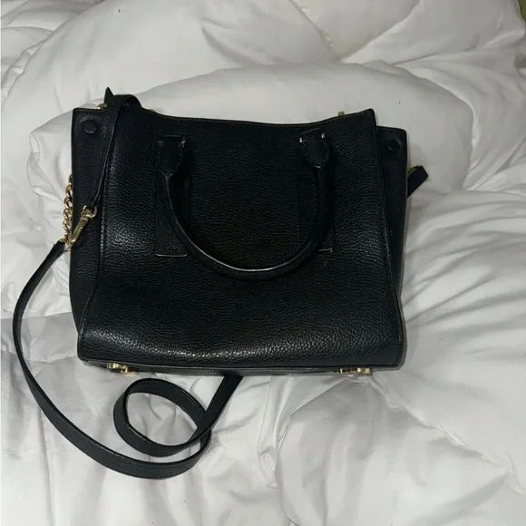 Michael Kors Black Small Leather Tote Bag - Picture 2 of 3